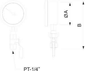 Liquid Filled Pressure Gauge